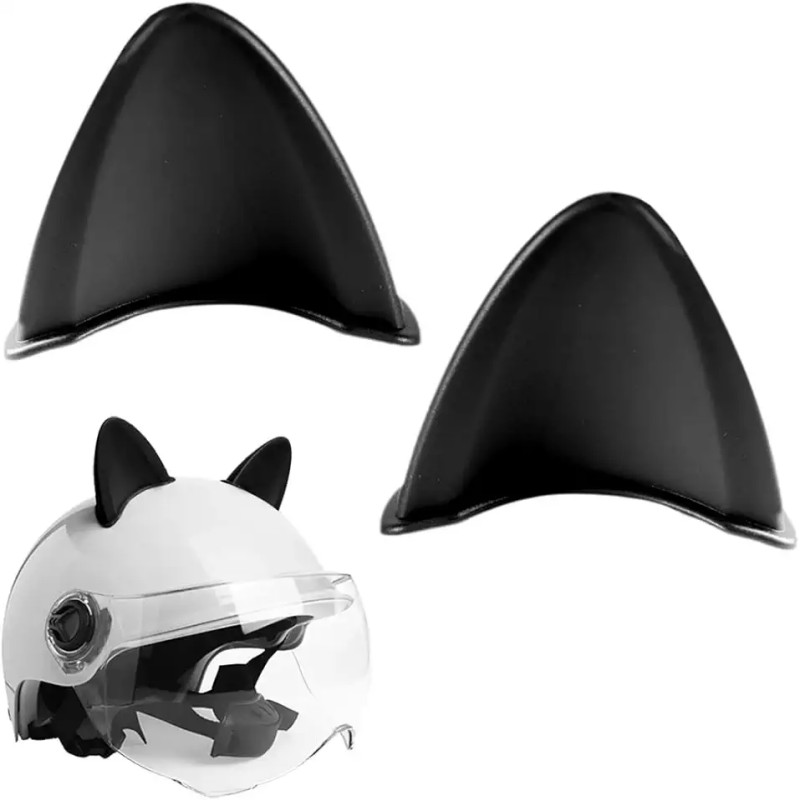 Bike helmet with cat ears