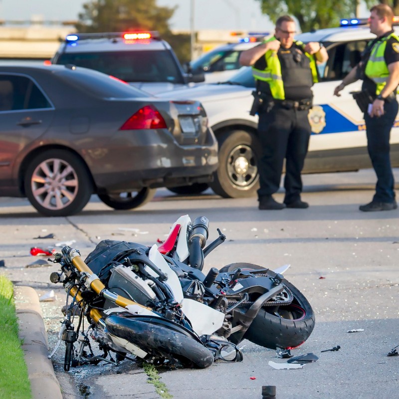 which factors lead to more motorcycle crashes than the others